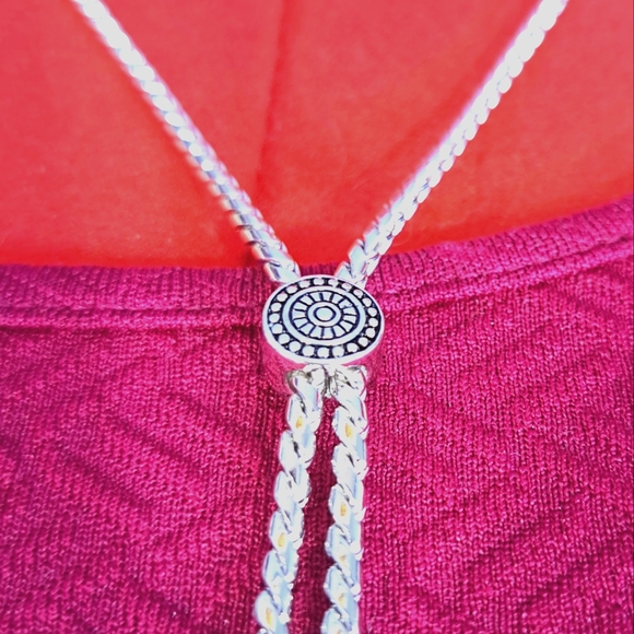 🌈CAROLINE NÉRON JEWELRY SET 2 pc. NECKLACE &EARRINGS 92.5 silver + Clear Quarts - Picture 11 of 14